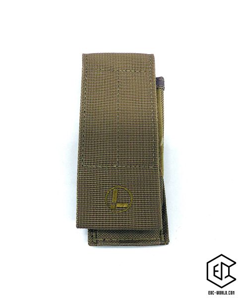 LEATHERMAN®: Nylon Sheath Molle Holster, Braun, Größe L Vorderansicht